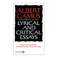 Albert camus lyrical and critical essays