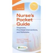 Nurse's Pocket Guide: Diagnoses, Prioritized Interventions, and Rationales,9780803618572 Nurse's Pocket Guide: Diagnoses, Prioritized Interventions, and Rationales,9780803618572