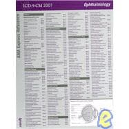 ICD-9-CM 2007 Express Reference Coding Card Ophthalmology, 9781579478605