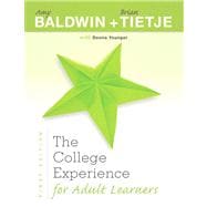 The College Experience for Adult Learners,9780321848642 The College Experience for Adult Learners,9780321848642