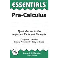 Pre-calculus: Quick Access to the Important Facts and Concep..., 9780878918775