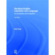 Studying English Literature and Language: An Introduction an..., 9780415498777