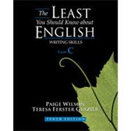 The Least You Should Know About English: Writing Skills, Form C, 10th Edition,9781133378792 The Least You Should Know About English: Writing Skills, Form C, 10th Edition,9781133378792