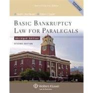 Basic Bankruptcy Law for Paralegals (Abridged) 2e,9780735598799 Basic Bankruptcy Law for Paralegals (Abridged) 2e,9780735598799