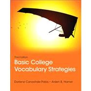 Basic College Vocabulary Strategies,9780321838933 Basic College Vocabulary Strategies,9780321838933