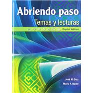 ABRIENDO PASO 2014 LECTURA DIGITAL COURSEWARE 1-YEAR LICENCE GRADE 12,9780133238945 ABRIENDO PASO 2014 LECTURA DIGITAL COURSEWARE 1-YEAR LICENCE GRADE 12,9780133238945