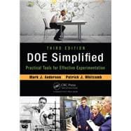 DOE Simplified: Practical Tools for Effective Experimentation, Third Edition,9781482218947 DOE Simplified: Practical Tools for Effective Experimentation, Third Edition,9781482218947