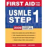 First Aid for the USMLE Step 1 2009,9780071548960 First Aid for the USMLE Step 1 2009,9780071548960