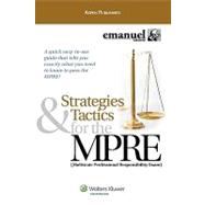 Strategies & Tactics for the MPRE: Multistate Professional R..., 9780735578975
