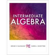 Intermediate Algebra,9781439049006 Intermediate Algebra,9781439049006
