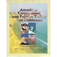 American Government and Politics Today : The Essentials, 1998-1999 Edition,9780534539016 American Government and Politics Today : The Essentials, 1998-1999 Edition,9780534539016