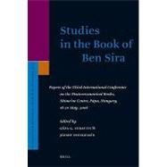 Studies in the Book of Ben Sira: Papers of the Third Interna..., 9789004169067