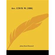 ISBN 9781104619084 product image for Art. 1230 B. W. | upcitemdb.com