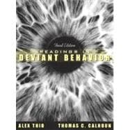 Readings in Deviant Behavior,9780205389155 Readings in Deviant Behavior,9780205389155
