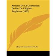 ISBN 9781104619190 product image for Articles De La Confession De Foy De L'eglise Anglicane | upcitemdb.com