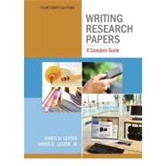 Writing Research Papers: A Complete Guide (spiral),9780205059317 Writing Research Papers: A Complete Guide (spiral),9780205059317