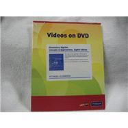 Videos on DVD for Elementary Algebra Concepts and Applications,9780321599322 Videos on DVD for Elementary Algebra Concepts and Applications,9780321599322
