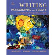writing paragraphs and essays integrating reading writing and grammar skills 6th edition writing paragraphs and essays integrating reading writing and grammar skills 6th edition