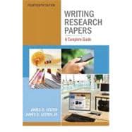 Writing Research Papers : A Complete Guide,9780205059331 Writing Research Papers : A Complete Guide,9780205059331