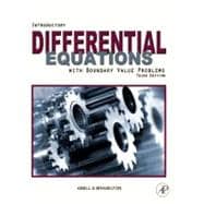 Introductory Differential Equations : With Boundary Value Problems,9780123749352 Introductory Differential Equations : With Boundary Value Problems,9780123749352