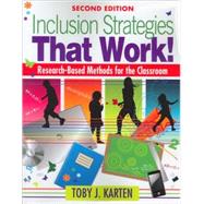 Inclusion Strategies That Work! : Research-Based Methods for the Classroom,9781412979375 Inclusion Strategies That Work! : Research-Based Methods for the Classroom,9781412979375