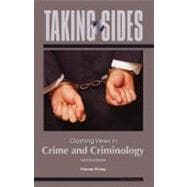 Taking Sides: Clashing Views in Crime and Criminology,9780078139437 Taking Sides: Clashing Views in Crime and Criminology,9780078139437