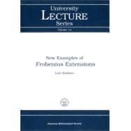 ISBN 9780821819623 product image for New Examples of Frobenius Extensions | upcitemdb.com