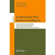 Enabling Real-Time Business Intelligence : 4th International..., 9783642229695