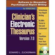 Clinician's Electronic Thesaurus, Version 7. 0 : Software to..., 9781606239728