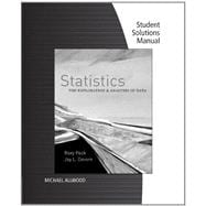 Student Solutions Manual for Peck/Devore's Statistics: The Exploration & Analysis of Data, 7th,9781111579777 Student Solutions Manual for Peck/Devore's Statistics: The Exploration & Analysis of Data, 7th,9781111579777