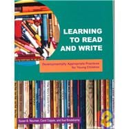 Learning to Read and Write : Developmentally Appropriate Practices for Young Children,9780935989878 Learning to Read and Write : Developmentally Appropriate Practices for Young Children,9780935989878