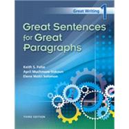 Great Writing 1: Great Sentences for Great Paragraphs,9781424049899 Great Writing 1: Great Sentences for Great Paragraphs,9781424049899