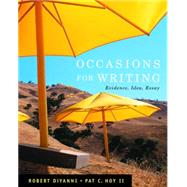 Occasions for Writing (with 2009 MLA Update Card),9780495899945 Occasions for Writing (with 2009 MLA Update Card),9780495899945