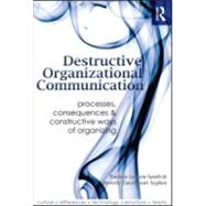 Destructive Organizational Communication: Processes, Consequ..., 9780415989947