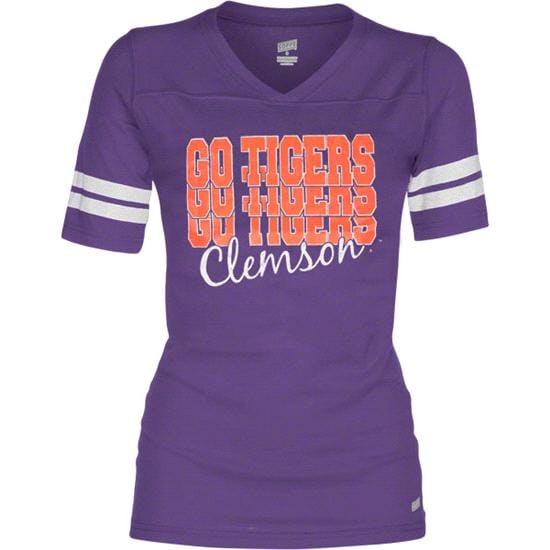 purple football shirts