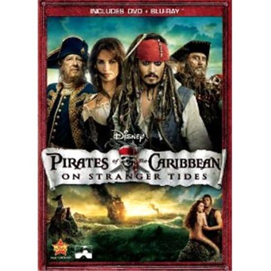 Pirates Of The Caribbean 4 DVD BluRay 